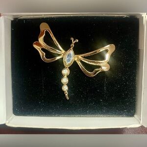 Vintage Avon Nature’s Garden Dragonfly Tac Pin - New in Box